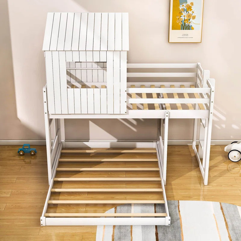 Amberjack Kids Twin Over Full Bunk Bed | Wayfair North America