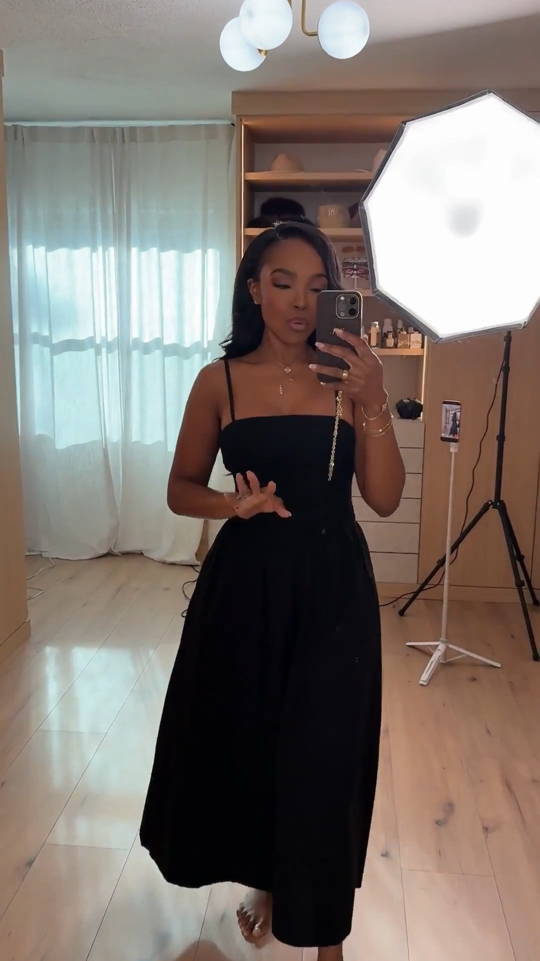 Scroll to shop 🖤  A timeless black maxi dress that’s effortlessly elegant and flattering. 

Simple straps, flowy silhouette, and the kind of piece you can dress up with heels or keep minimal for an elevated everyday look.  


#LTKootd #LTKPetite #LTKdayinmylife