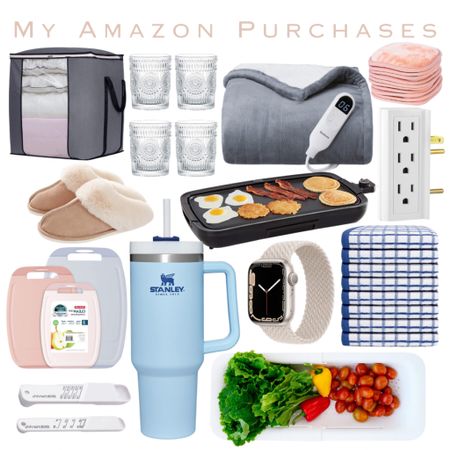 Things I own and recommend from Amazon!
Amazon home, kitchen, makeup, bedroom slippers, Stanley water bottle, Apple Watch band, storage, heated blanket, glassware 

#LTKunder50 #LTKhome