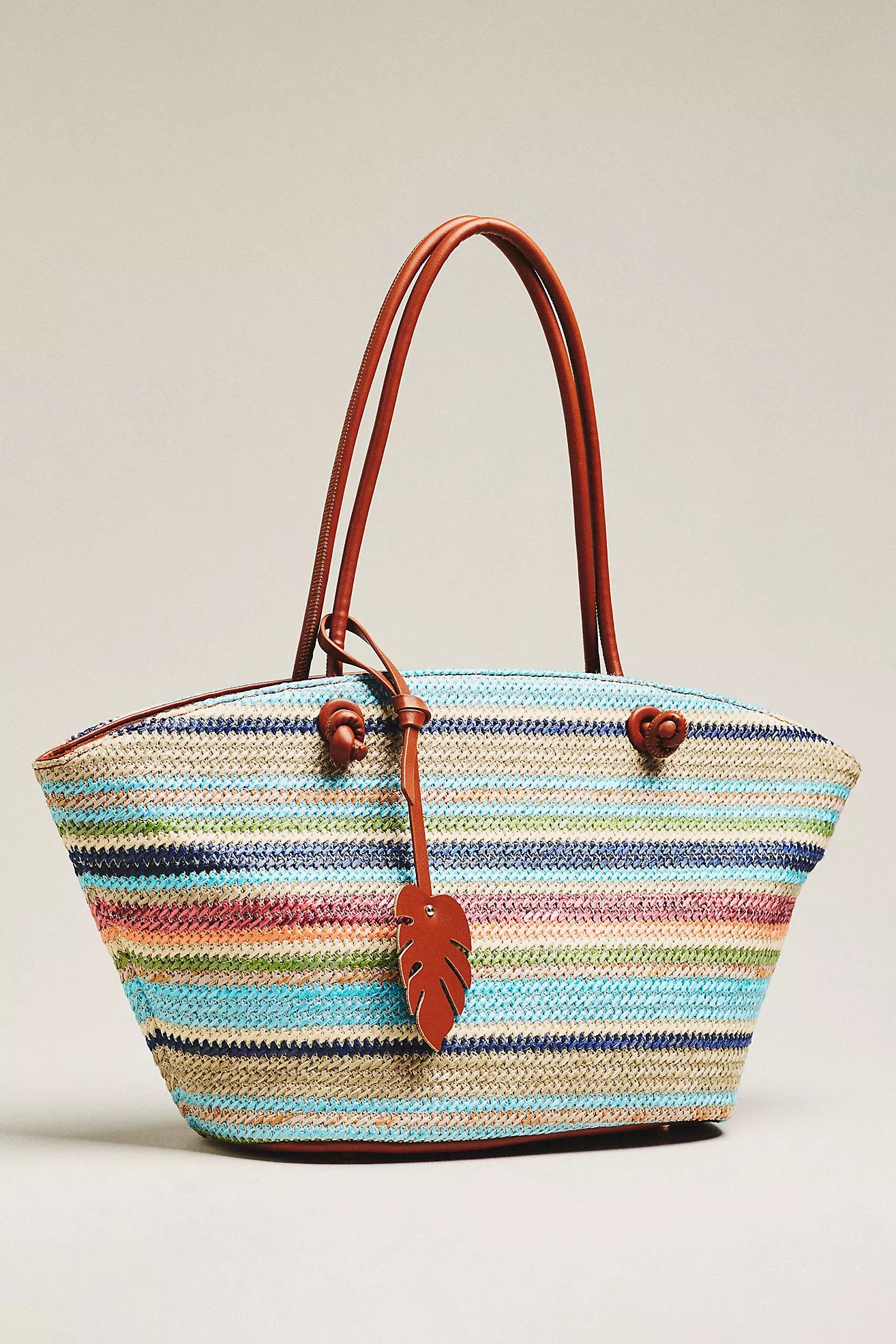Aota Jessica Raffia Tote Bag | Anthropologie (US)