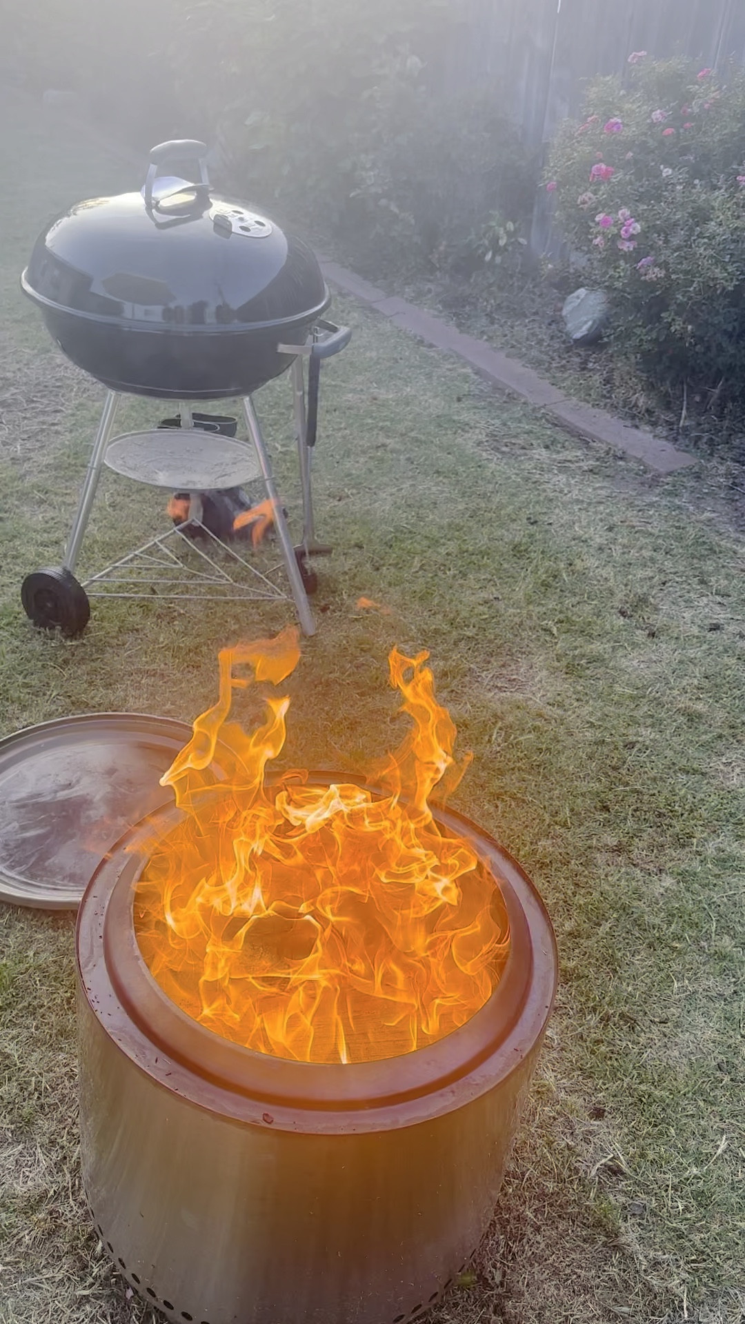 Enjoy the cozy and warm fire pit. 

#LTKParties #LTKVideo #LTKHome