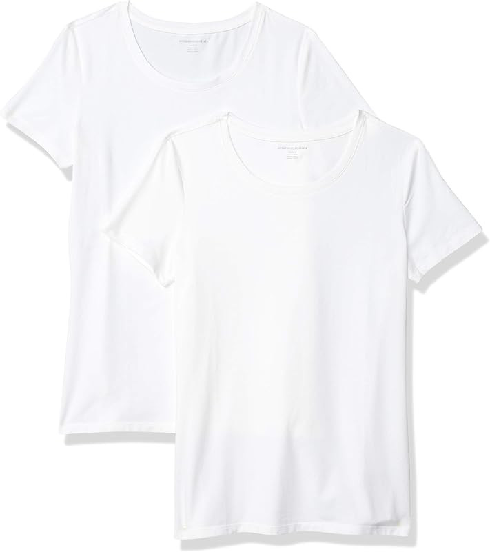 Amazon Essentials Women's Classic-Fit Short-Sleeve Crewneck T-Shirt, Multipacks | Amazon (US)