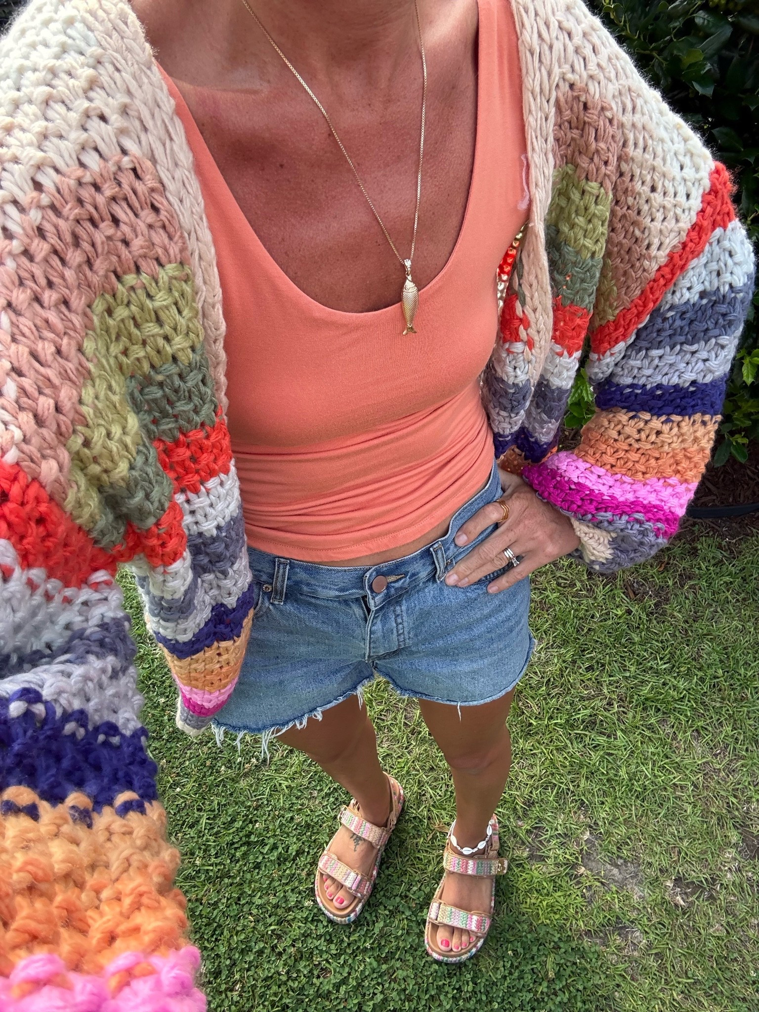 Summer evening outfit! 🐚 ☀️ 🩴

#LTKdayinmylife #LTKmomlife #LTKootd