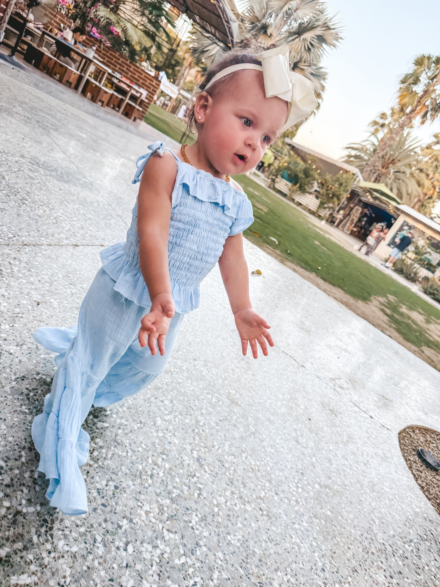 Toddler girl summer outfit | tropical outfit 