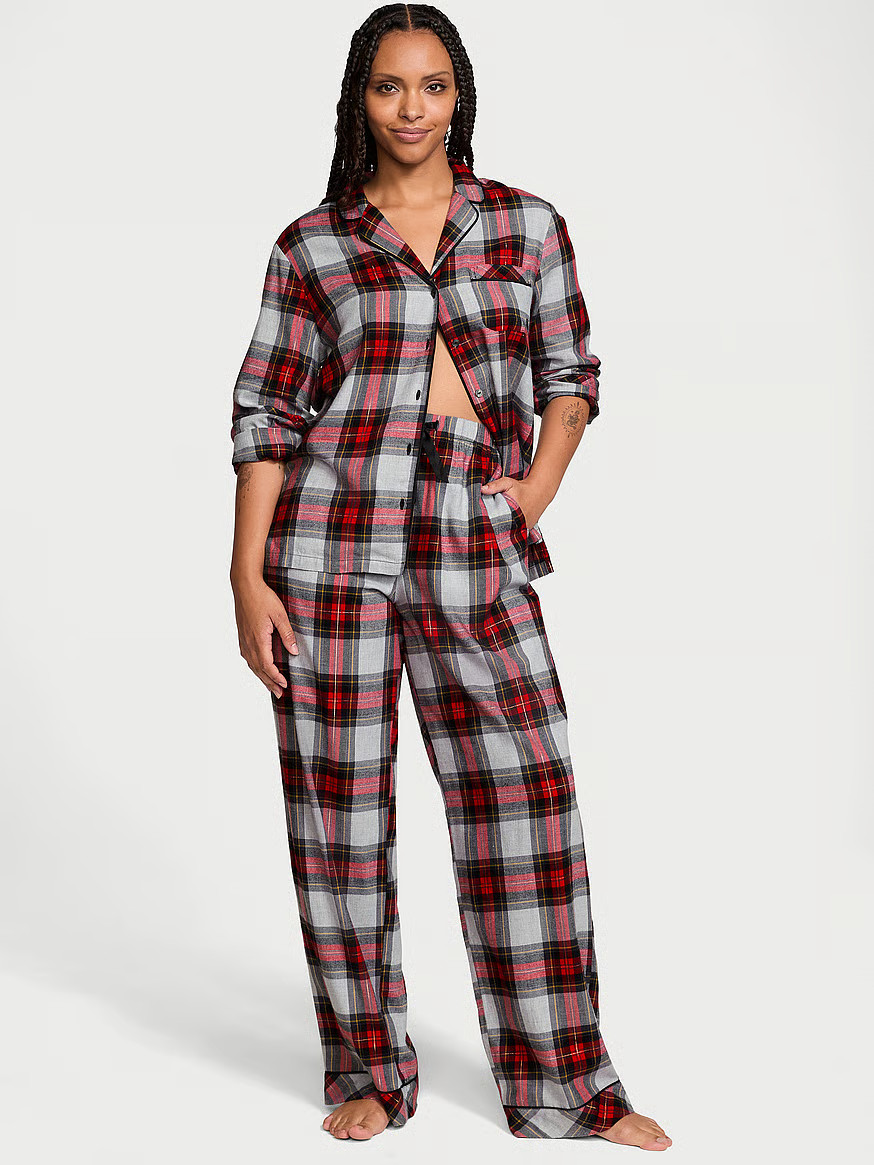 Buy Flannel Long Pajama Set - Order Pajamas Sets online 5000000360 - Victoria's Secret US | Victoria's Secret (US / CA )