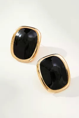 Rounded Square Post Earrings | Anthropologie (US)