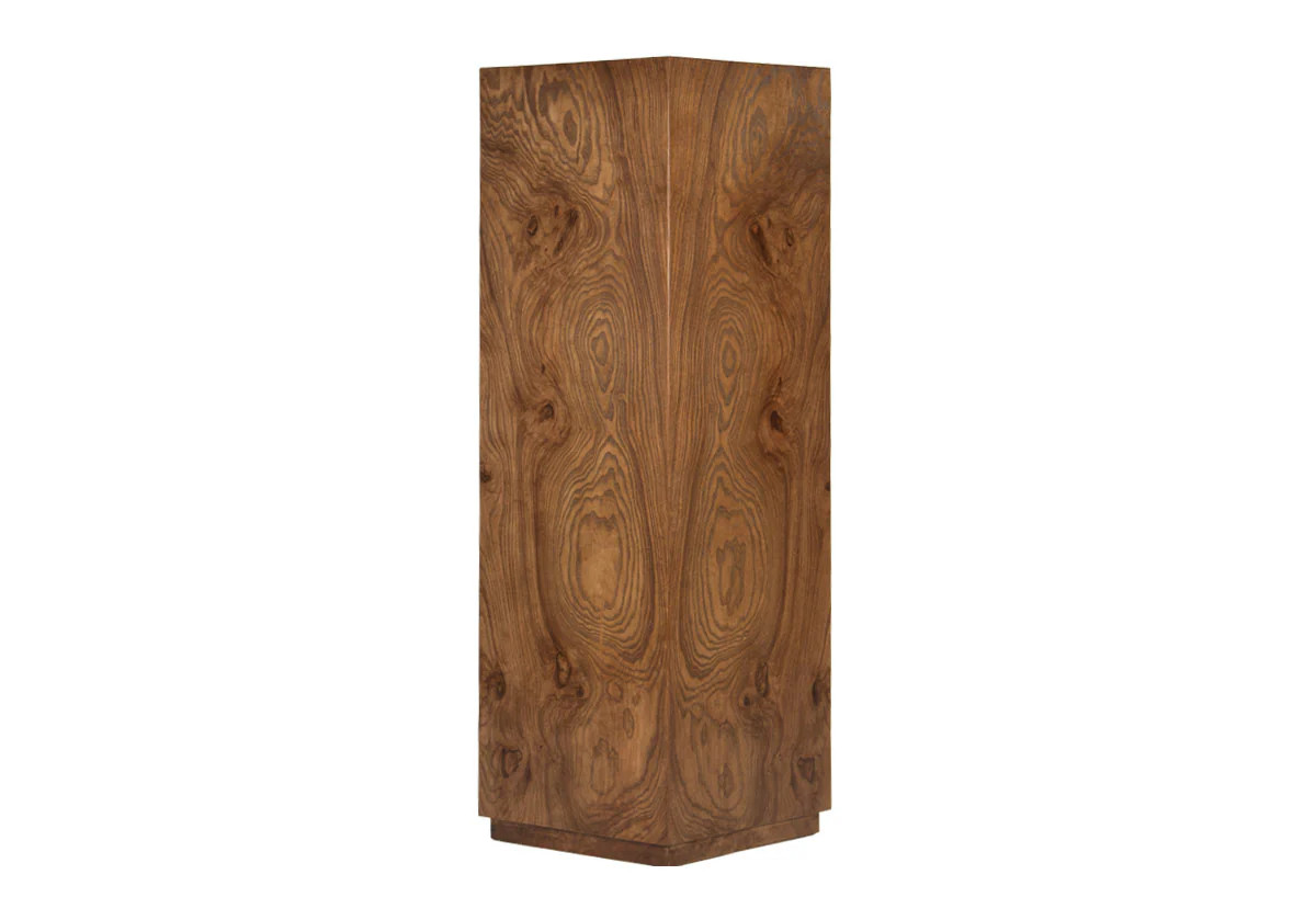 BRUNO BURL PEDESTAL | Alice Lane Home Collection