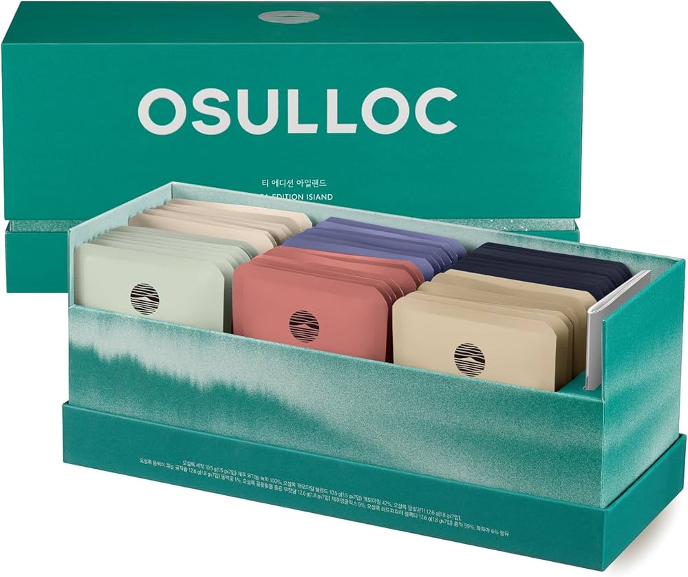 OSULLOC TEA EDITION SIGNATURE (42 Count - 6 Flavors x 7 ea), Premium Tea Sampler Gift Set, Assort... | Amazon (US)