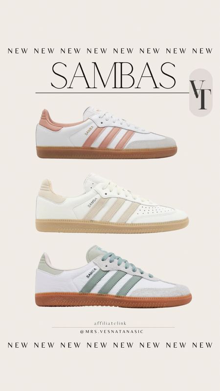 NEW adidas Sambas in these colors! I am obsessed and *add to cart* kind of a feel!

#adidas #sambas #adidassambas #shoes #mothersday #sneakers 

#LTKGiftGuide #LTKtravel #LTKshoecrush