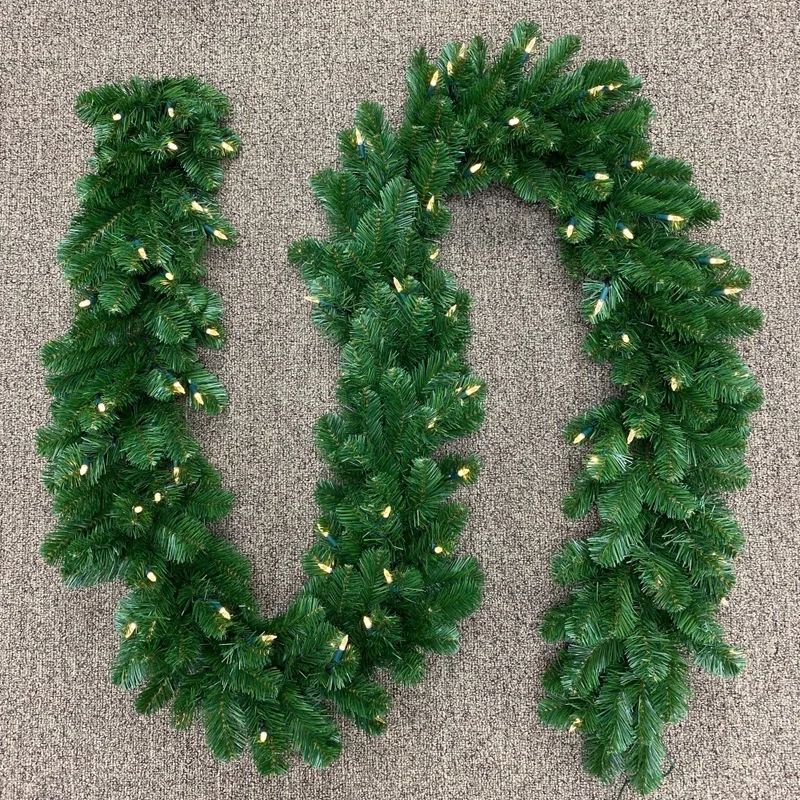 10' Colorado Pre-Lit Garland with 80 Clear Lights | Wayfair Professional