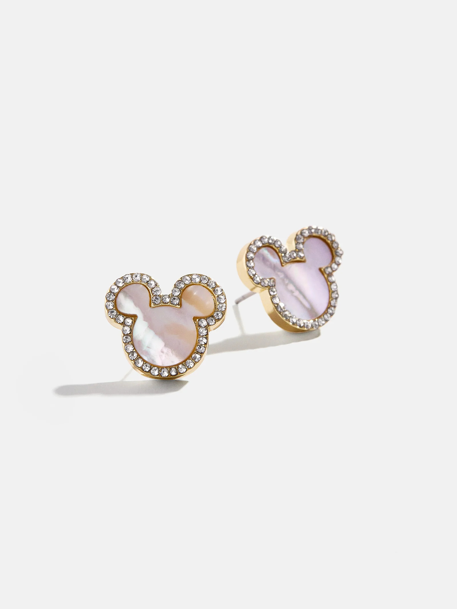 Mickey Mouse Disney Pearlescent Earrings - Mother Of Pearl | BaubleBar (US)