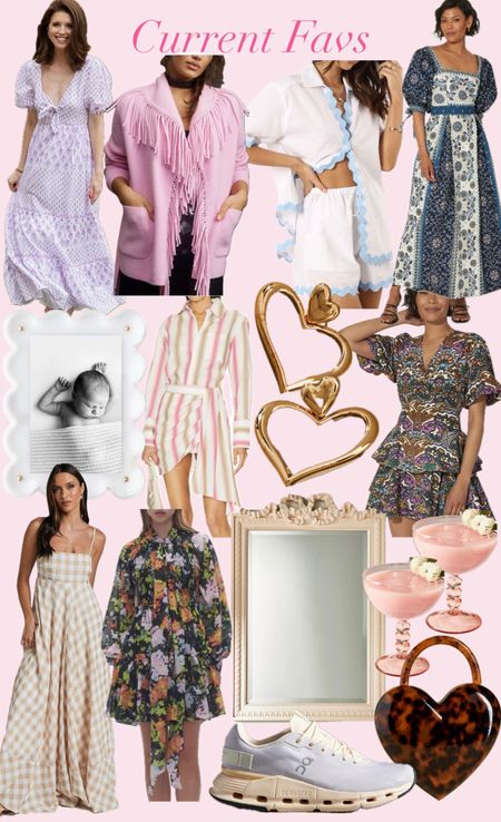 Spring fashion, heart glasses, heart earrings, bow mirror, scallop picture frame 

#LTKfindsunder100 #LTKSeasonal