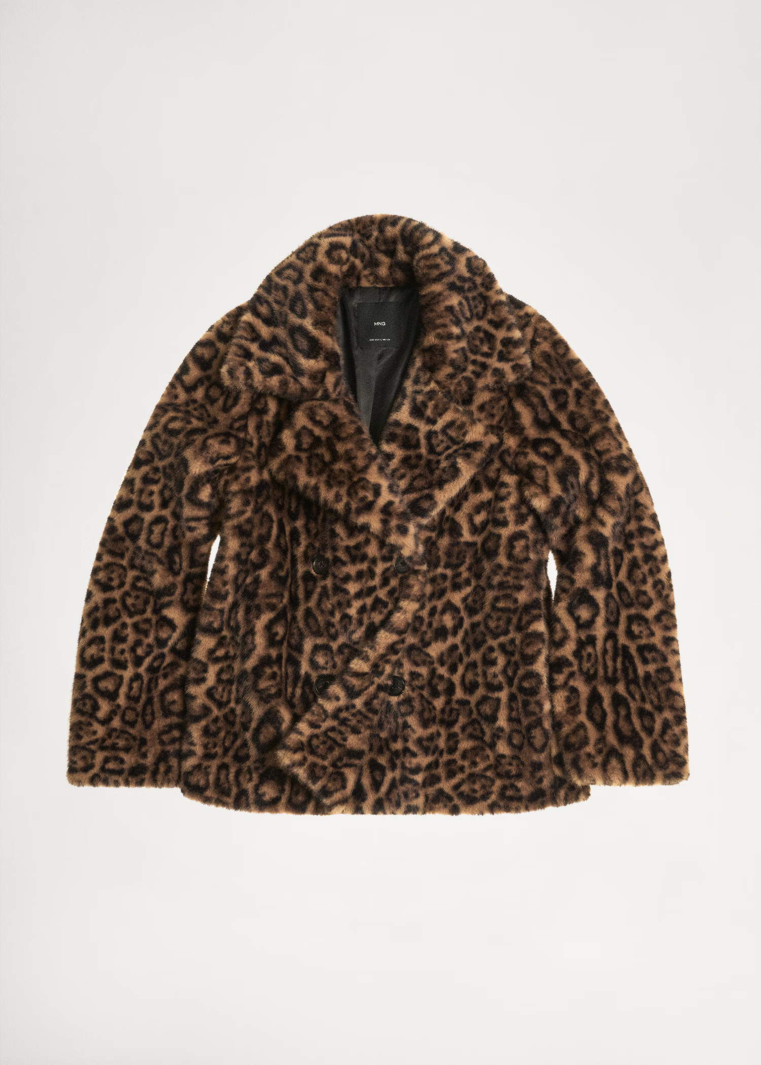 Fellmantel mit Leoparden-Muster - Damen | MANGO Deutschland | Mango EU