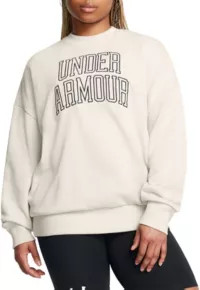 Under Armour Women's Icon Heavyweight Terry Oversized Crewneck Sweatshirt | Dick's Sporting Goods
