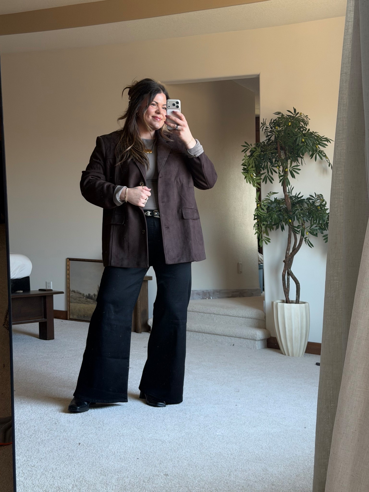 4 months postpartum and feeling discouraged in how everything fits, taking this as an opportunity to refine my personal style rather than rushing to get my pre baby body back
##postpartum##momof3##postpartu mbody

#LTKmomlife #LTKootd #LTKMidsize