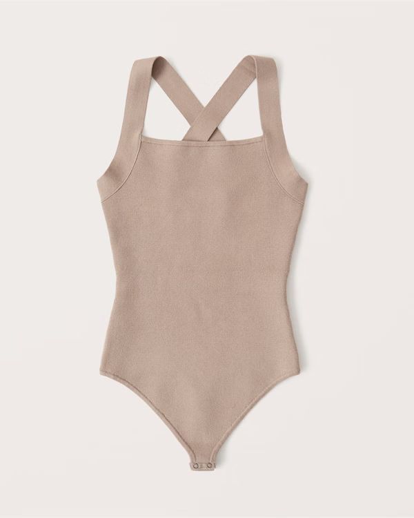 Halter Crossback Bodysuit | Abercrombie & Fitch (US)