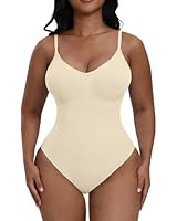 PUMIEY Shapewear Bodysuit for Women Tummy Control V-Neck With Open Gusset Hourglass Collection | Amazon (US)