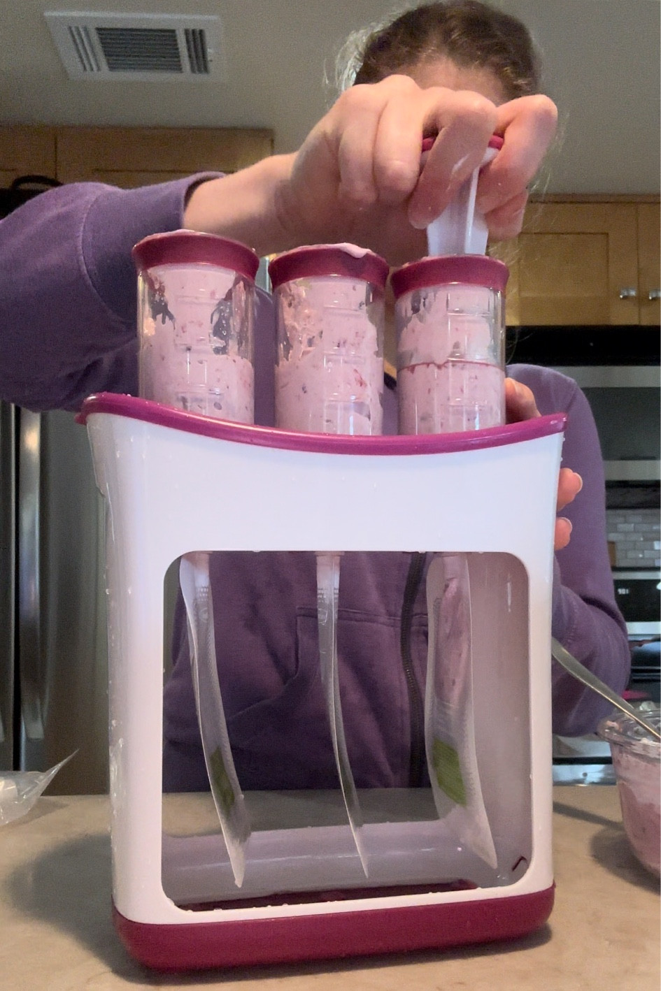 Make a yogurt breakfast mess free for your toddler with this easy to use squeeze pouch maker! 

#LTKFamily #LTKBaby #LTKKids