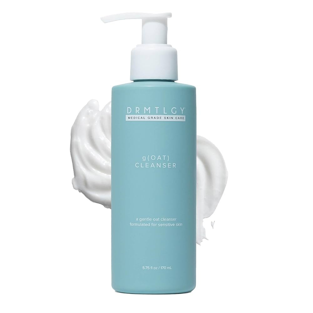 DRMTLGY gOAT Cleanser - Lightweight, Moisturizing Face Wash For Sensitive Skin, Oat + Hyaluronic ... | Amazon (US)