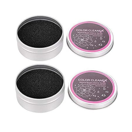2 Pack Cleaner Sponge, Dry Makeup Brushes Cleaner Eye Shadow or Blush Color Removal Quickly Switc... | Amazon (US)