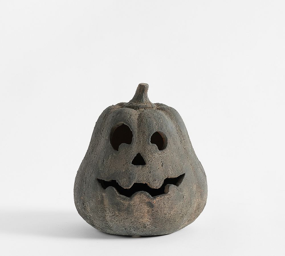 Handmade Terracotta Jack O' Lantern | Pottery Barn (US)