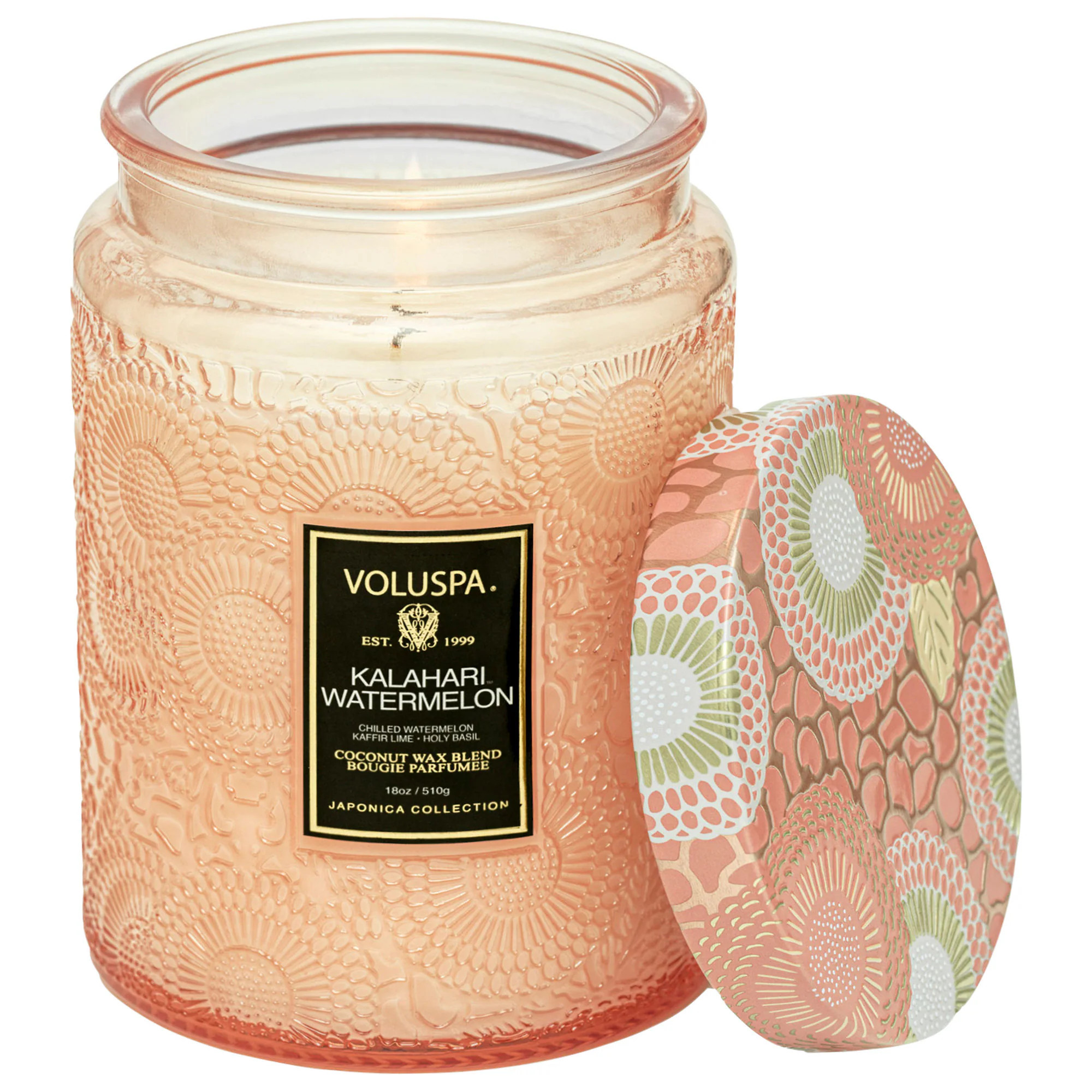 VOLUSPA Kalahari Watermelon Glass Jar Candle 18 oz/ 510 g 1-wick candle | Sephora (US)