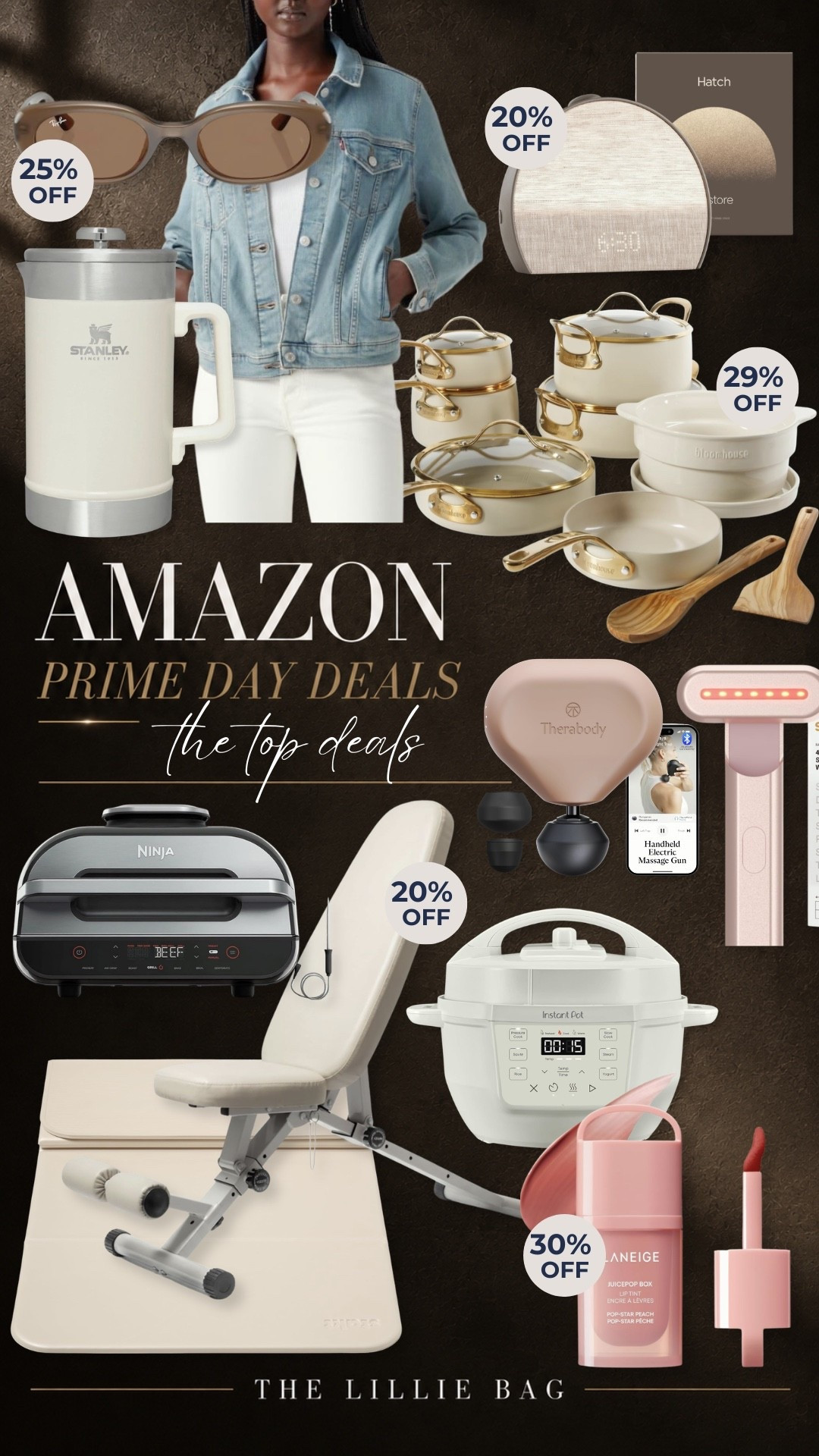 ✨ Prime Day is serving up some seriously good deals! From home favorites and kitchen upgrades to beauty must-haves and wellness finds, these are the standout savings that caught my eye.

🤍 The cookware set, Stanley, Therabody, Laneige, and Hatch are all worth a look while prices are down. Everything is linked in my LTK before the best deals disappear! 🛍️✨

#LTKootd #LTKSeasonal
