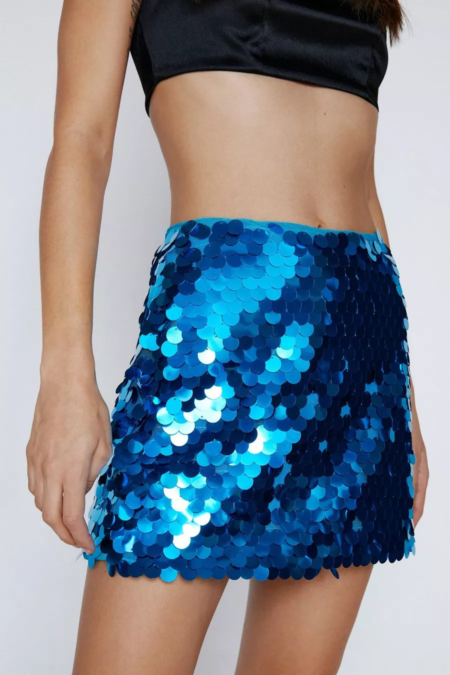 Disc Sequin Mini Skirt | Nasty Gal (US)