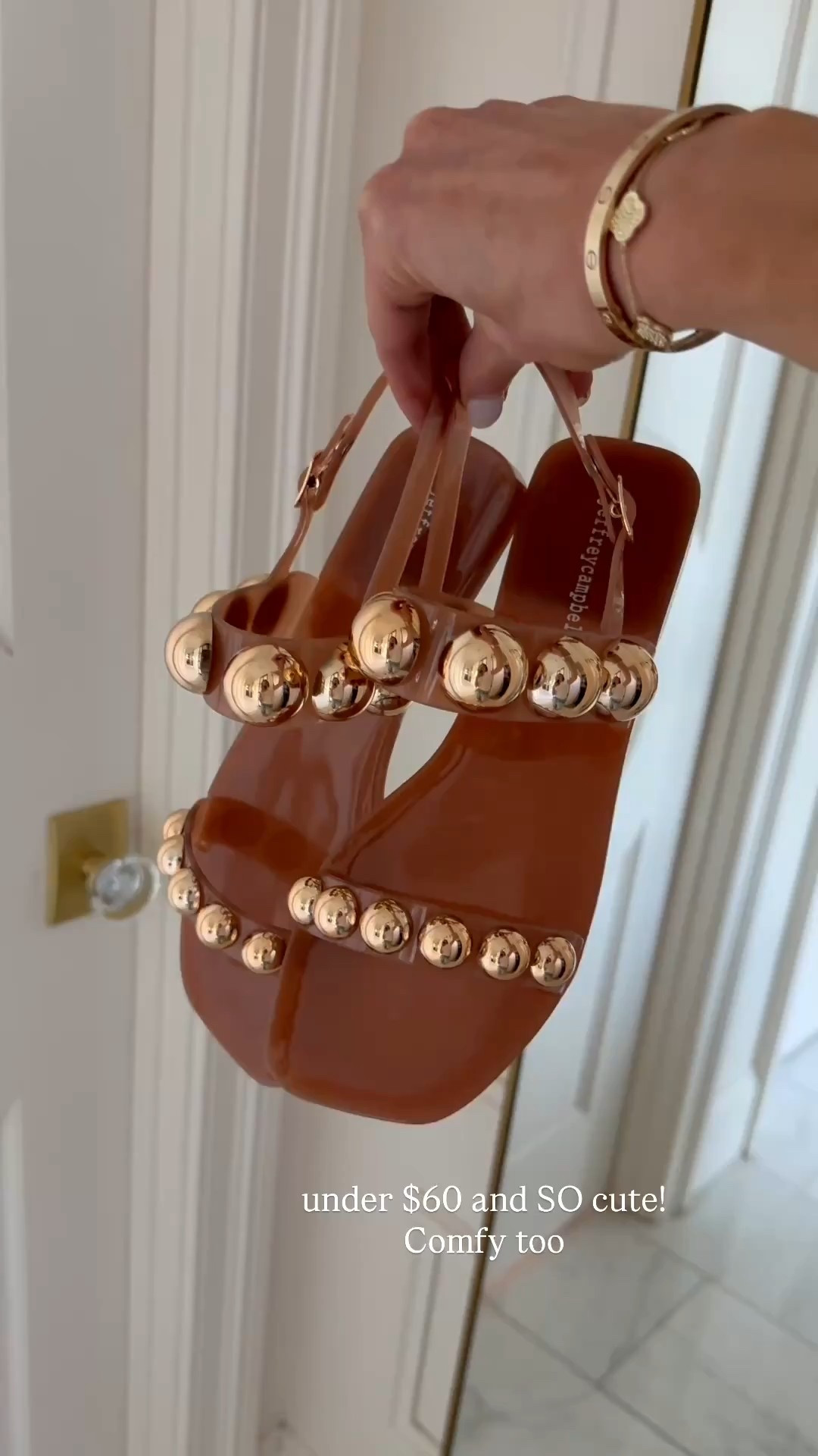 Love these embellished jellies and comfy too. Under $60 and come in more colors.

#LTKootd