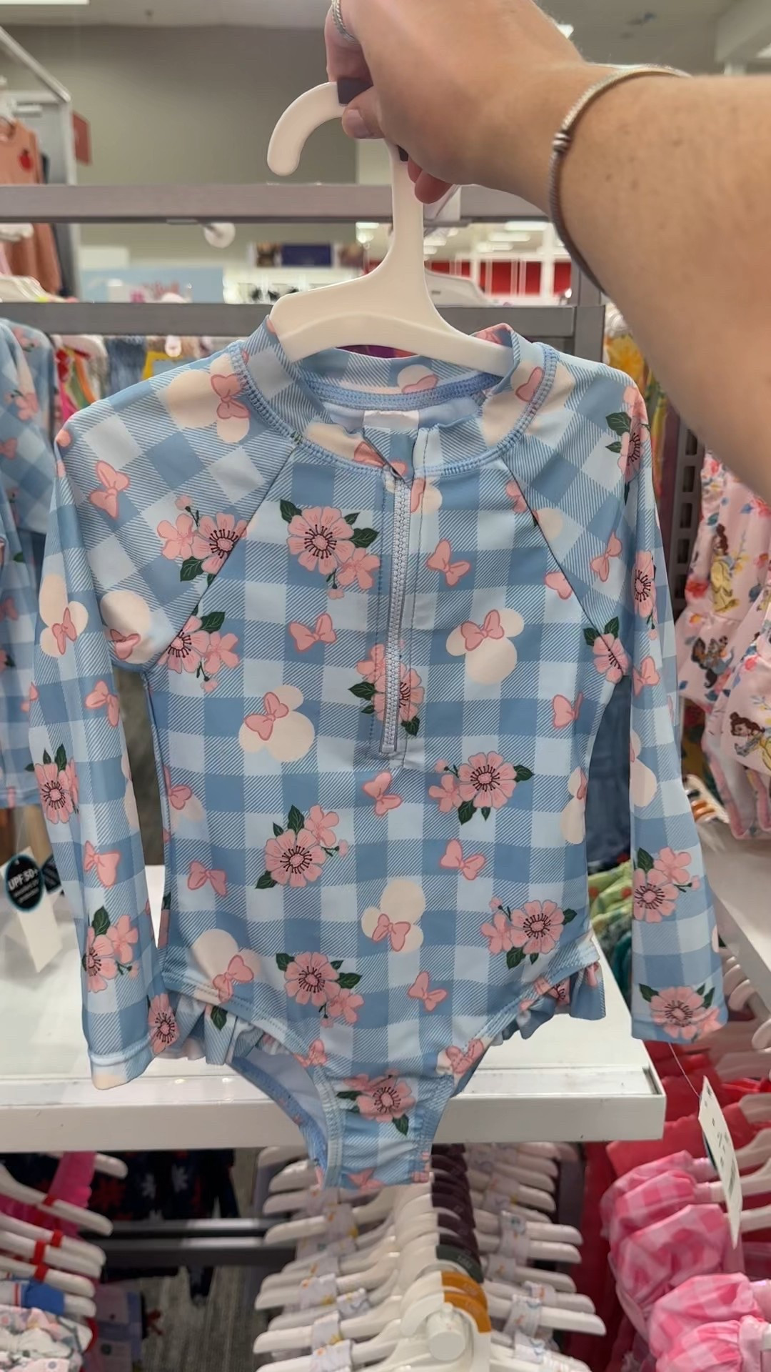 NEW!! Toddler target find, perfect for fall in FL or any holiday resort trips! These are my fav swimming suits for tess to protect her skin from the sun. Disney swimming suit/minnie mouse

#LTKFindsUnder50 #LTKSwim #LTKKids