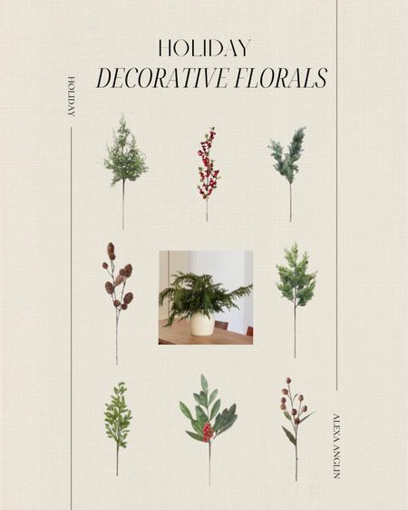 Holiday decorative florals // home decor // Christmas decor // 

#LTKhome #LTKSeasonal #LTKHoliday
