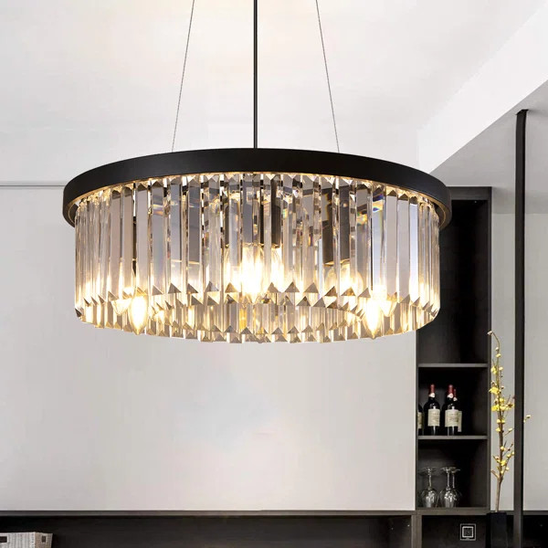 Keon 6 - Light Unique Drum Chandelier | Wayfair North America
