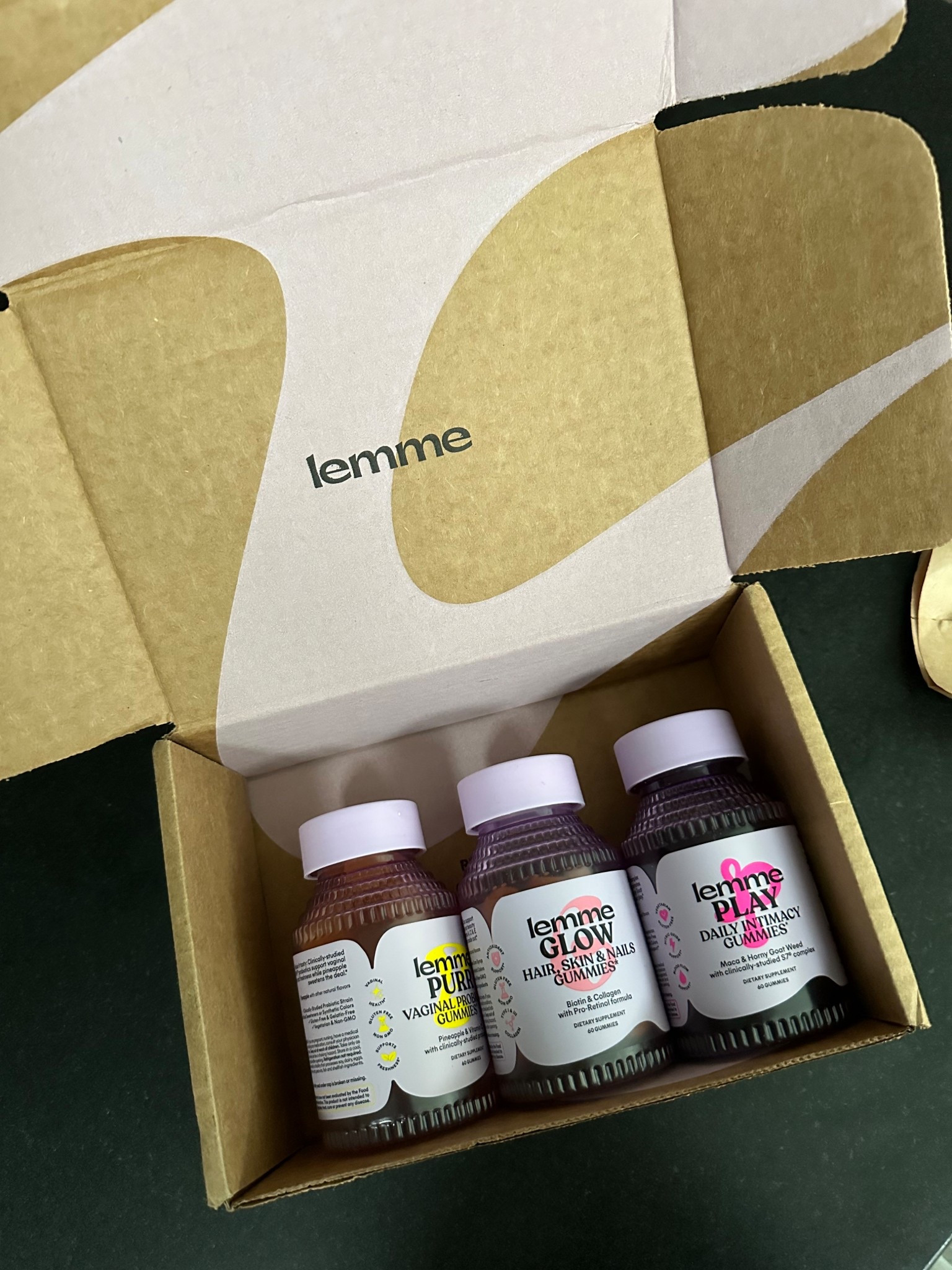 Package day! Can’t wait for my new vitamins by @lemme