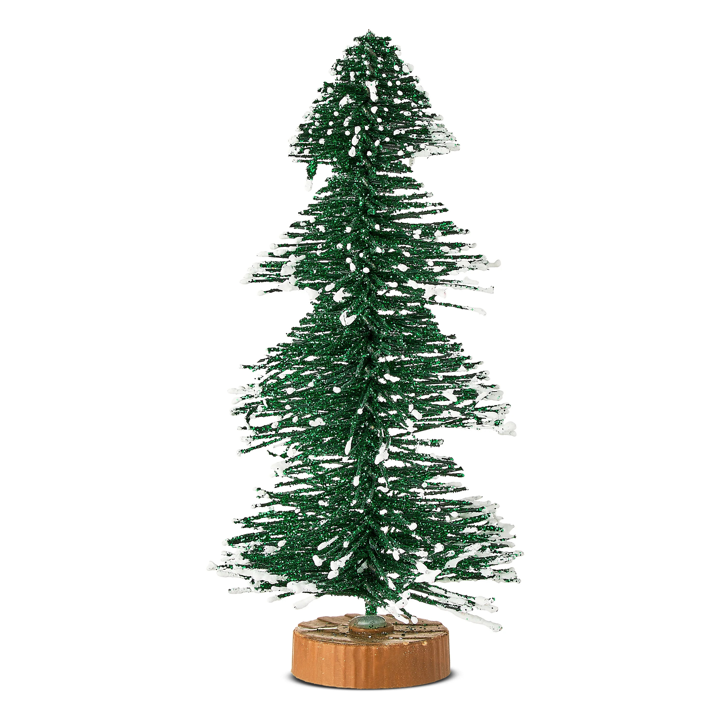 Christmas Village Pine Tree, Green, 4", by Holiday Time - Walmart.com | Walmart (US)