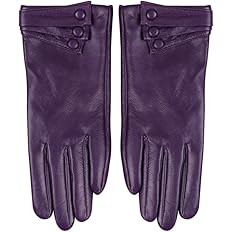 Nappaglo Nappa Leather Gloves Warm Handmade Curve Lambskin for Women | Amazon (US)