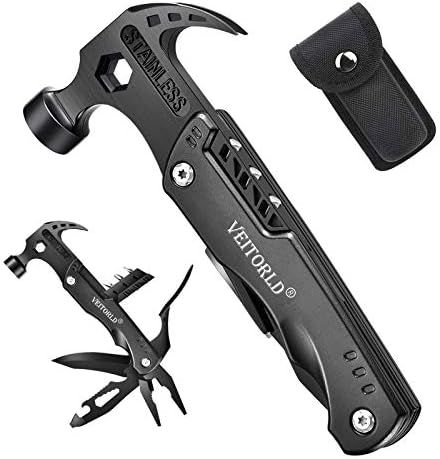 VEITORLD Cool Gadgets Survival Tools Hammer Multitool, Gifts for Men Dad Him Christmas, Camping A... | Amazon (US)