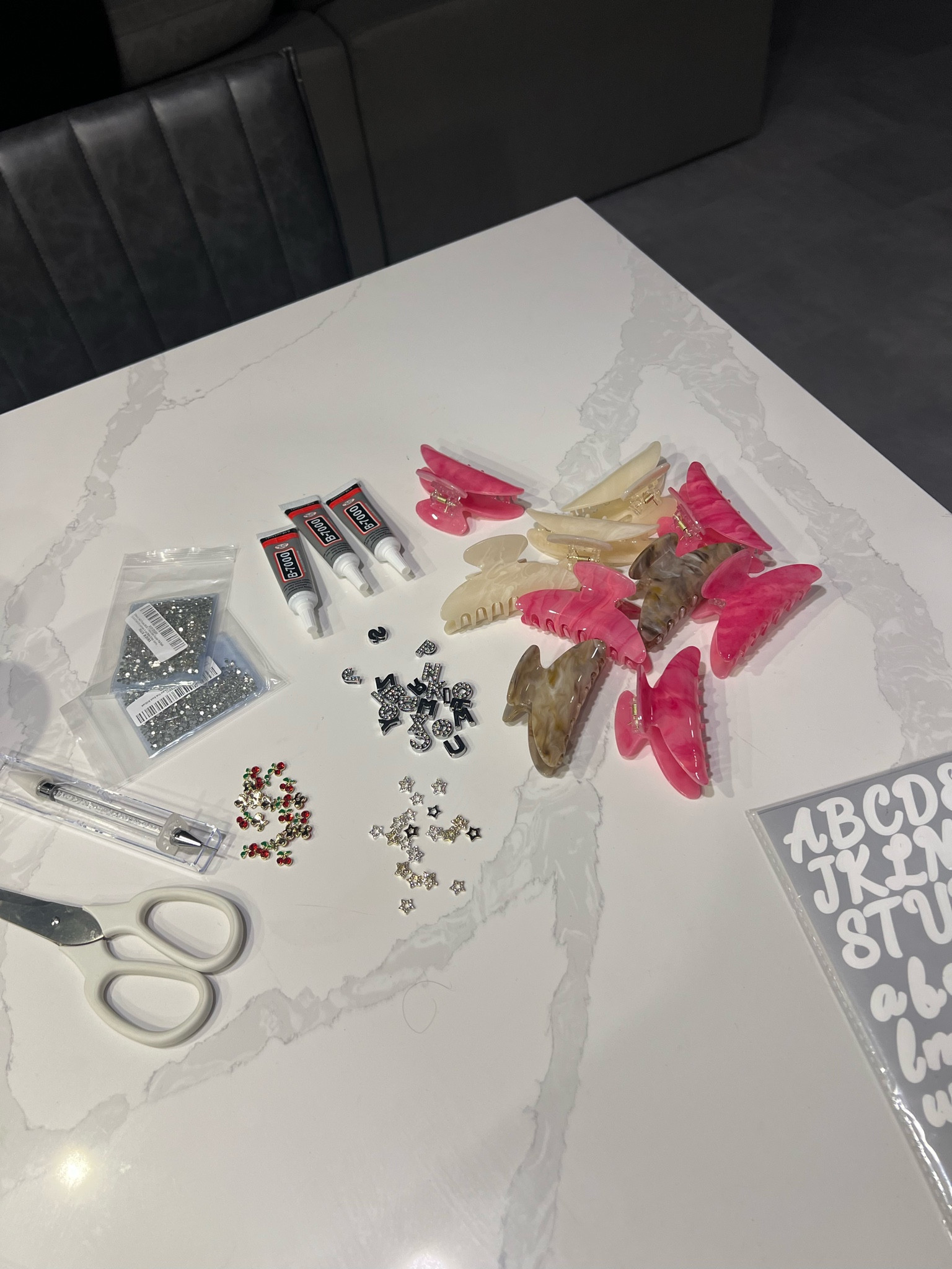 HOW TO: all products and items linked 🎀

I used SS8 and SS10 gems, the lower the number the smaller the gem. 

Make sure you clean the clips before applying glue and stones. 

I also wouldn’t recommend the A-Z rhinestone letters, they were too chunky and didn’t work well with the vision I had for these but still linked them. 

#LTKHoliday #LTKSeasonal #LTKU