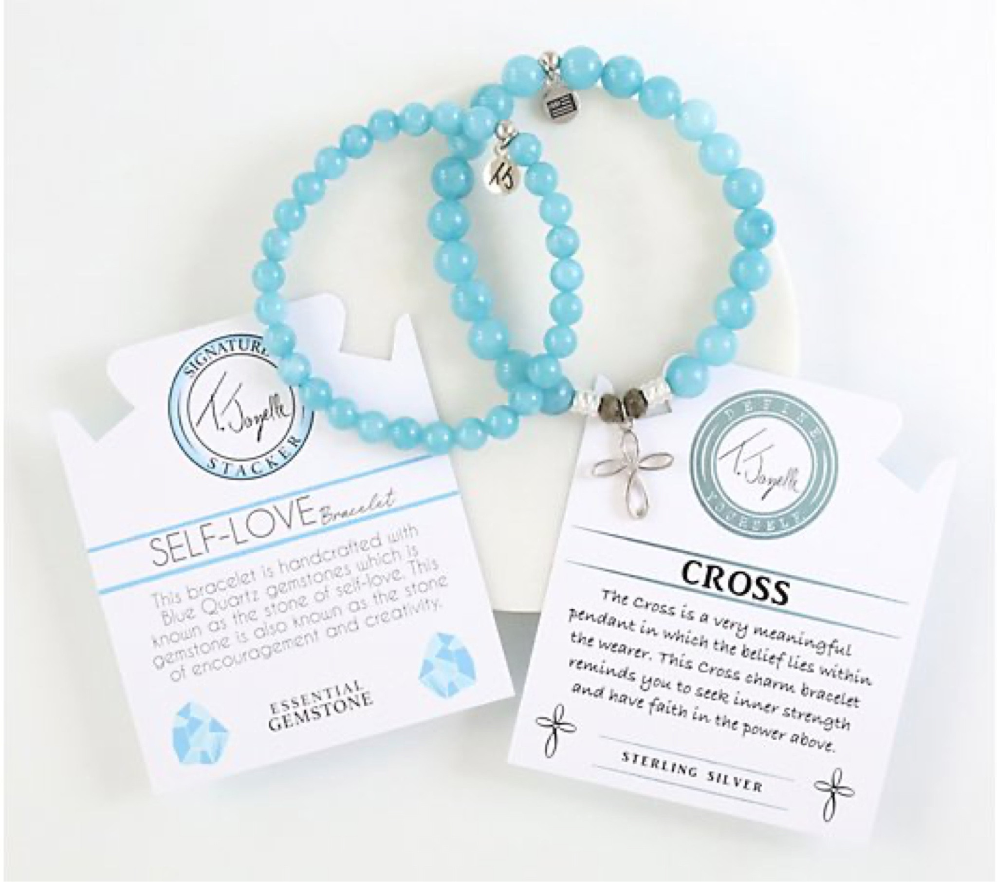 Beautiful bracelet for gift giving or just for yourself! The cross and the Blue quartz represents positivity and strength in your life. 

#LTKstyletip #LTKunder100 #LTKFind