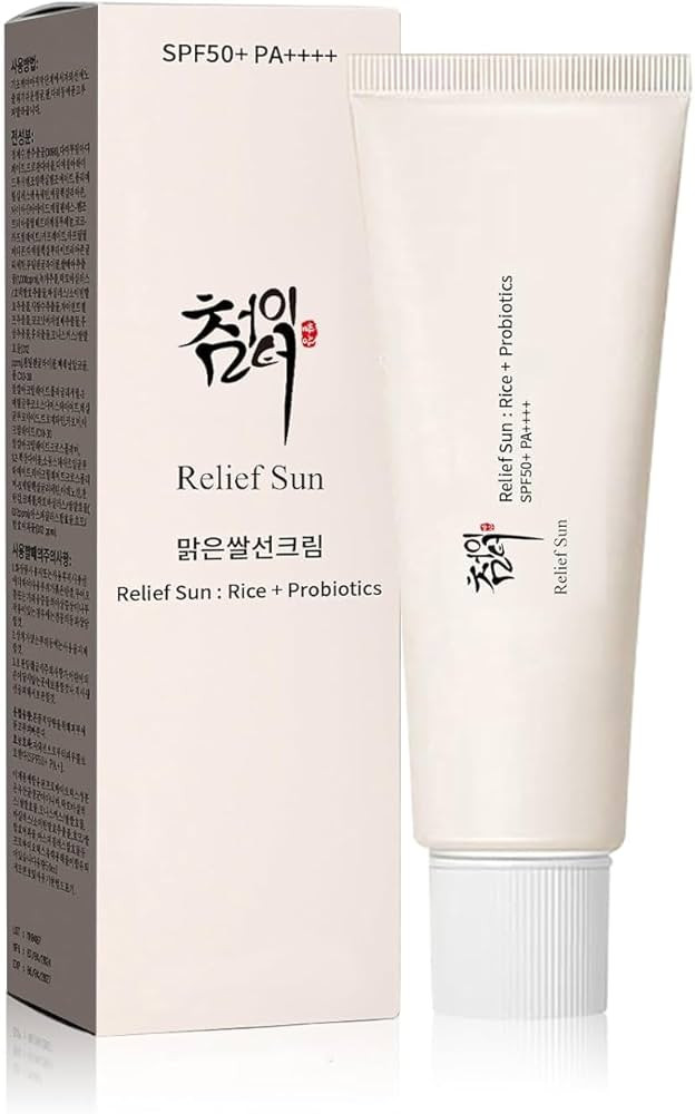 Organic Korean sunscreen SPF50+, PA++++ Riceand Probiotics | Korean Skin Care Solution for All Sk... | Amazon (US)