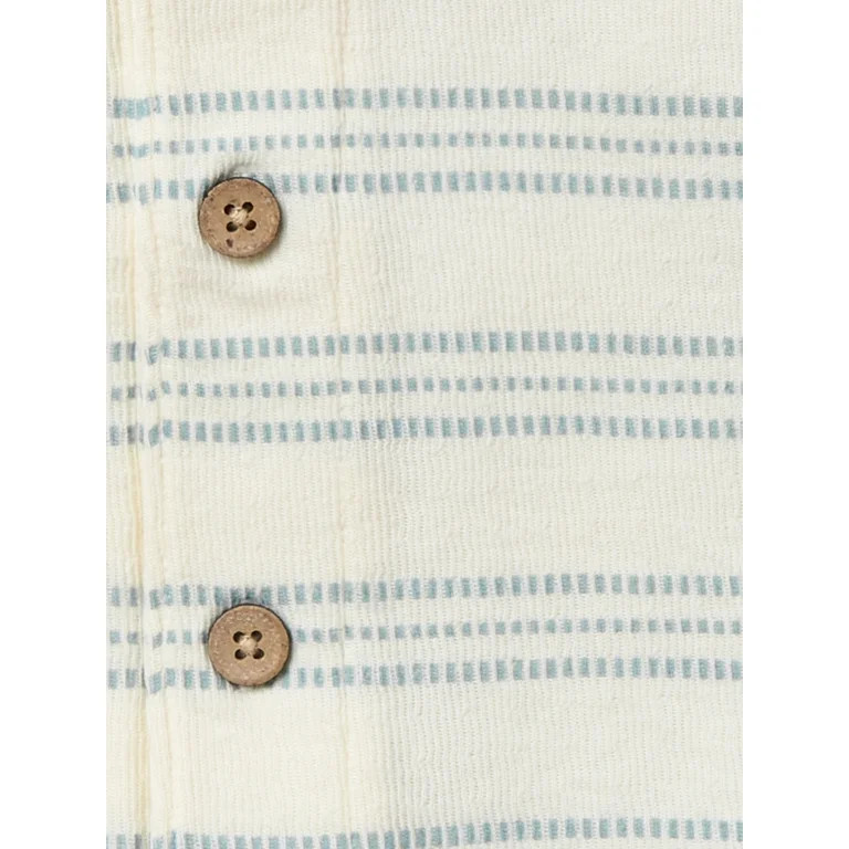 Modern Moments by Gerber Toddler Boy Organic Button Up Collar Shirt, Sizes 12M-5T | Walmart (US)