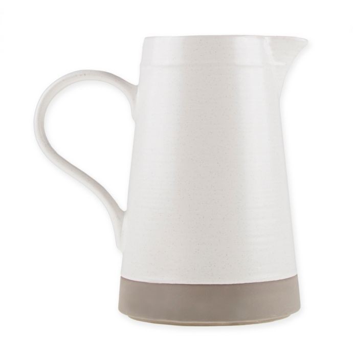 Bee & Willow™ Milbrook Pitcher in White | Bed Bath & Beyond | Bed Bath & Beyond