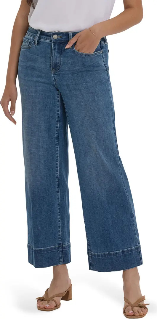 Teresa High Waist Wide Leg Ankle Jeans | Nordstrom