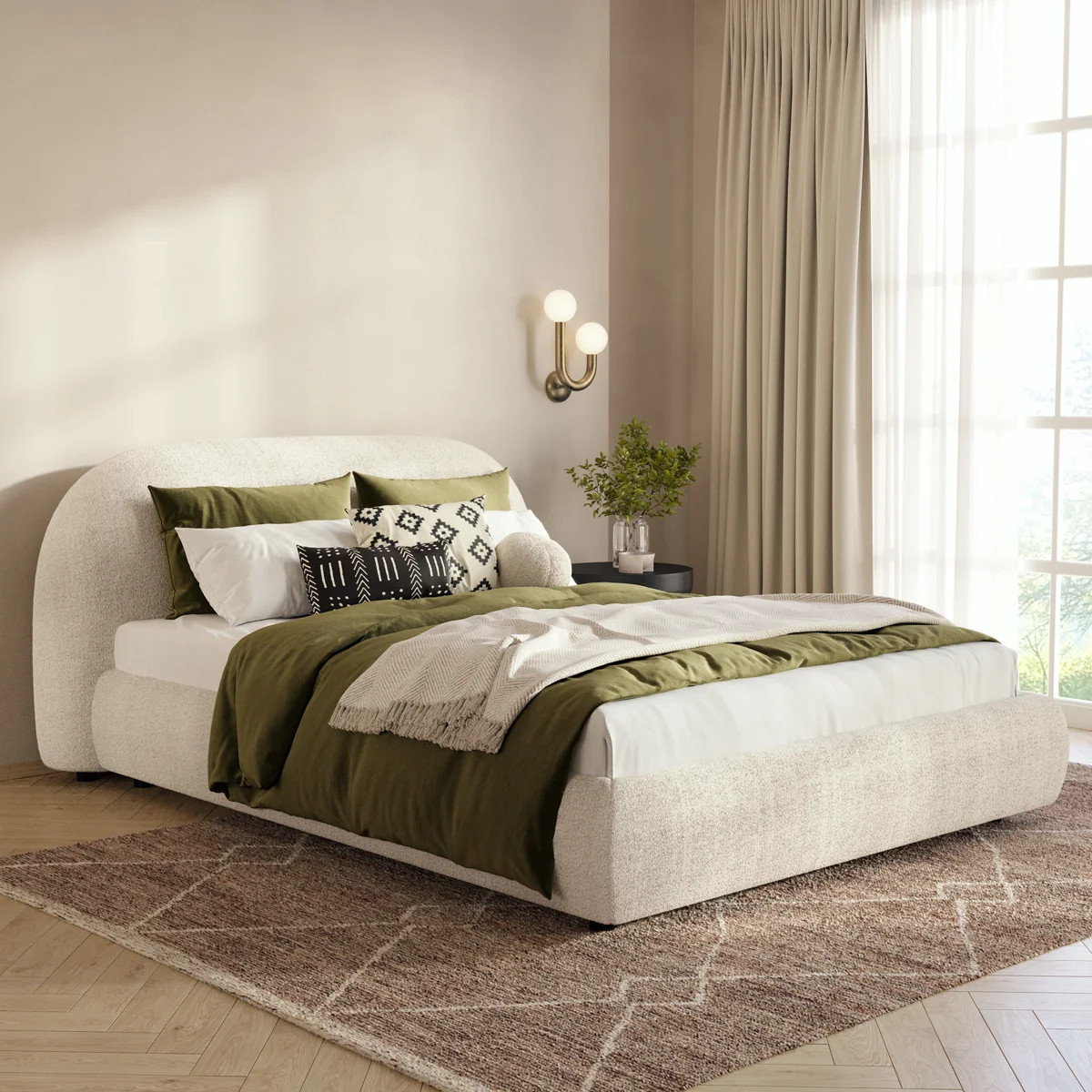 Genoa Fully Upholstered Platform Bed | Wayfair North America