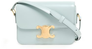 Teen Triomphe bag in shiny calfskin - CELINE | 24S US