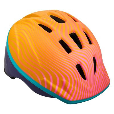 Schwinn Classic Waves Toddler Helmet - Orange/Pink | Target