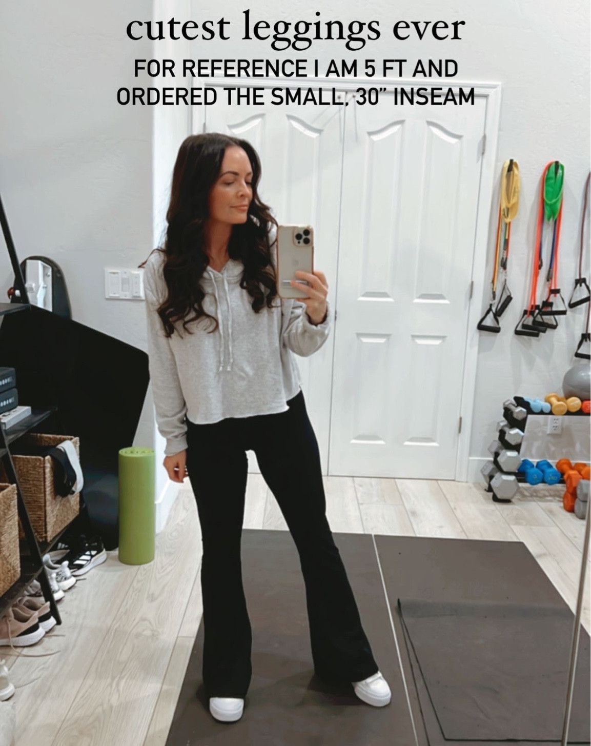 Lulu Flare Leggings Dupe! 
The softest, cutest leggings at 1/4 of the price 😭

#LTKover40 #LTKfindsunder50 #LTKfitness