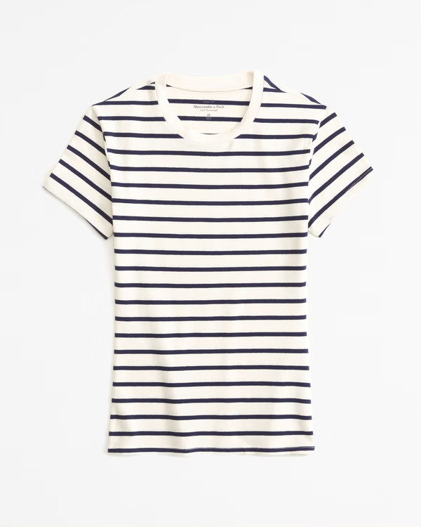 Women's Essential Tuckable Baby Tee | Women's Tops | Abercrombie.com | Abercrombie & Fitch (US)