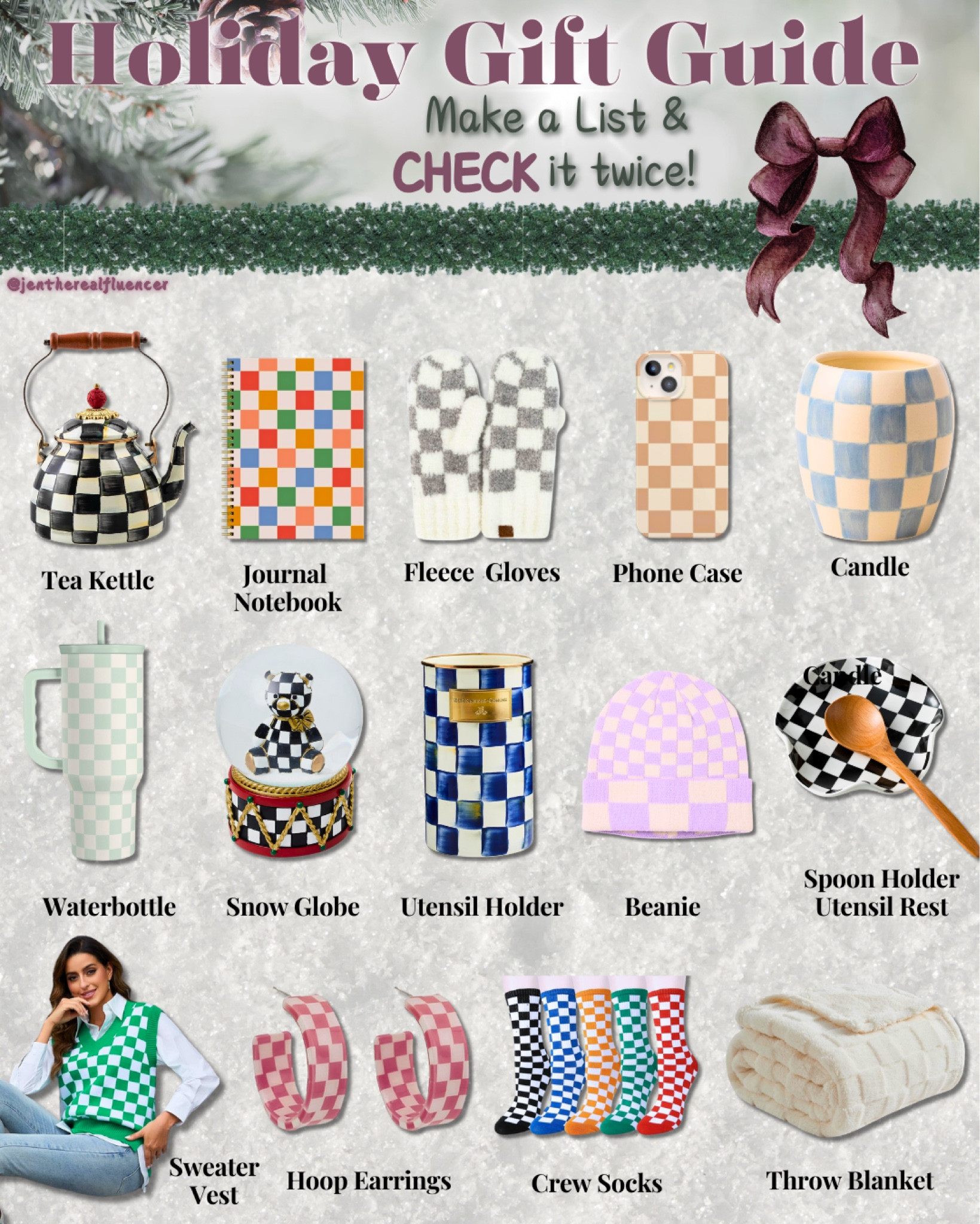 Holiday Gift Guide💗

Gift guide, holiday, Christmas, seasonal, presents, for her, for him, for friends, checkered inspired, trending, seasonal

#LTKGiftGuide #LTKHoliday #LTKSeasonal