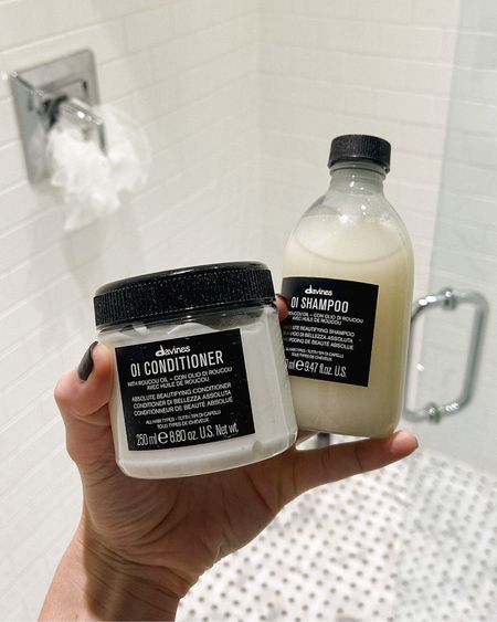 Davines shampoo and conditioner (c/o, but this is NOT an ad). The results have been incredible so far—smoothing, leaves hair lightweight and healthy to the touch, smells floral but not perfume like. 

#LTKbeauty #LTKunder100 #LTKHoliday
