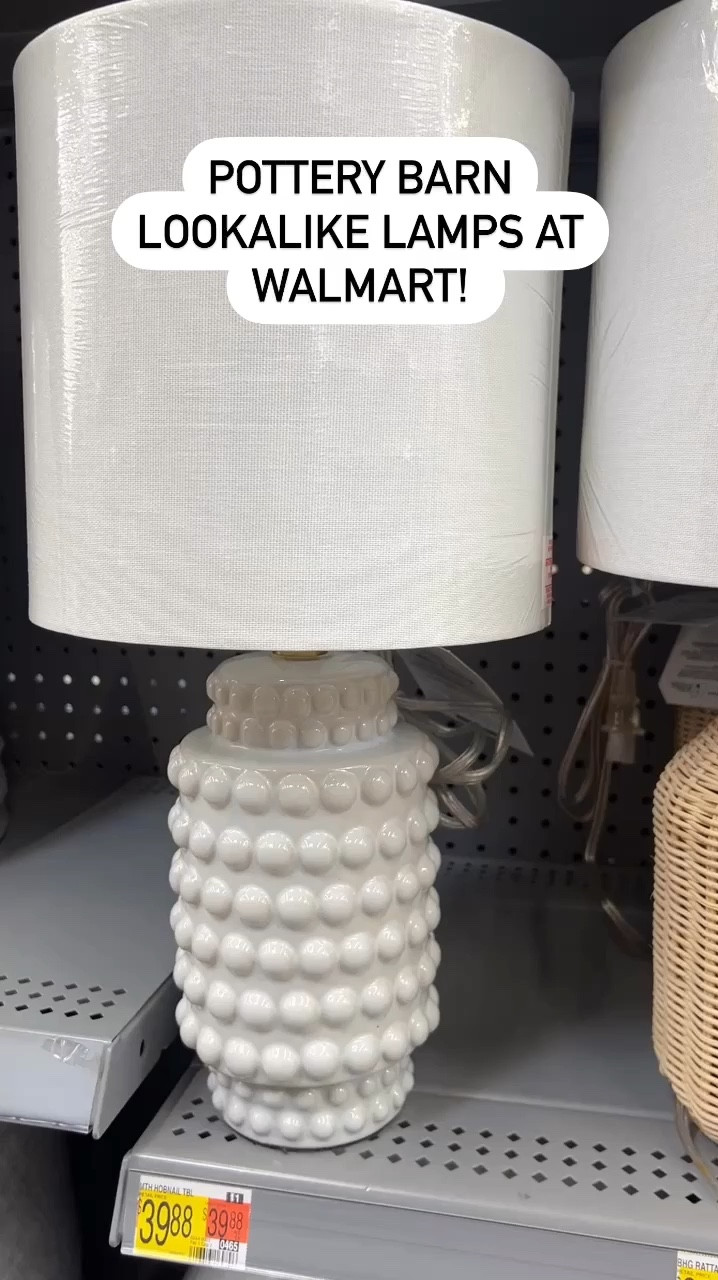 Pottery Barn look for less lamps from Walmart! 

#LTKhome #LTKfindsunder50 #LTKVideo